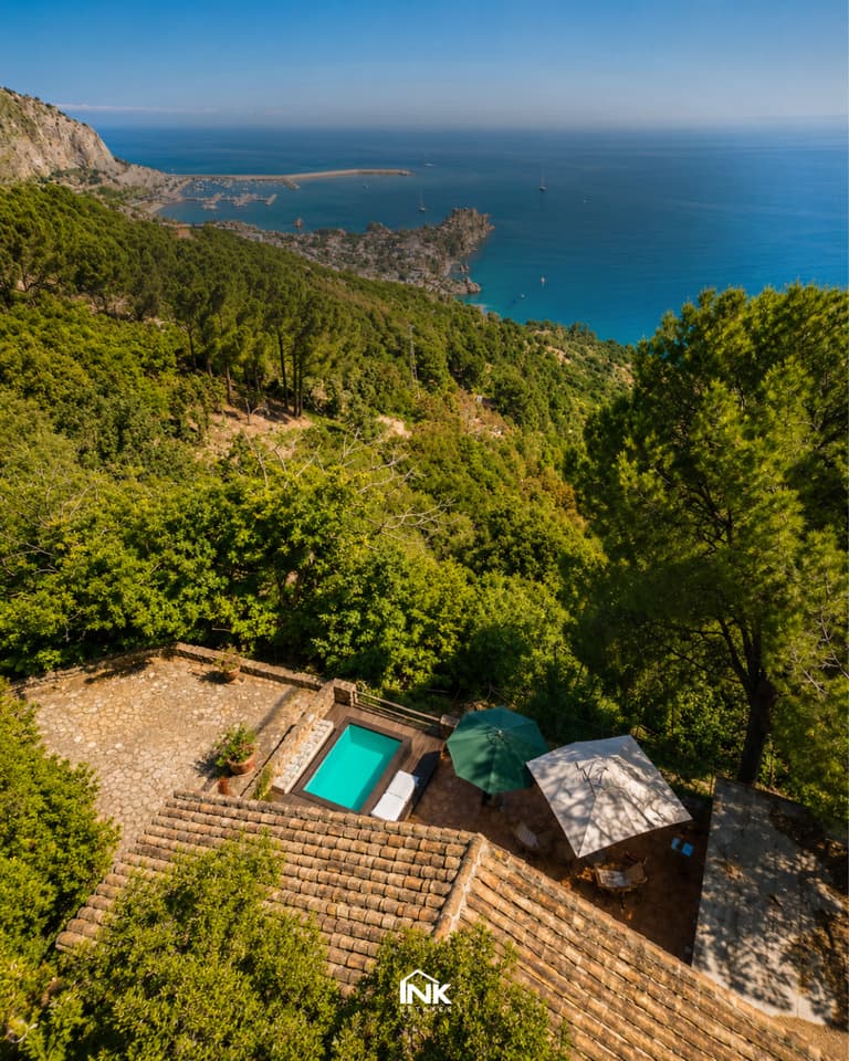 Kamienna willa z panoramicznym widokiem  | Cefalù