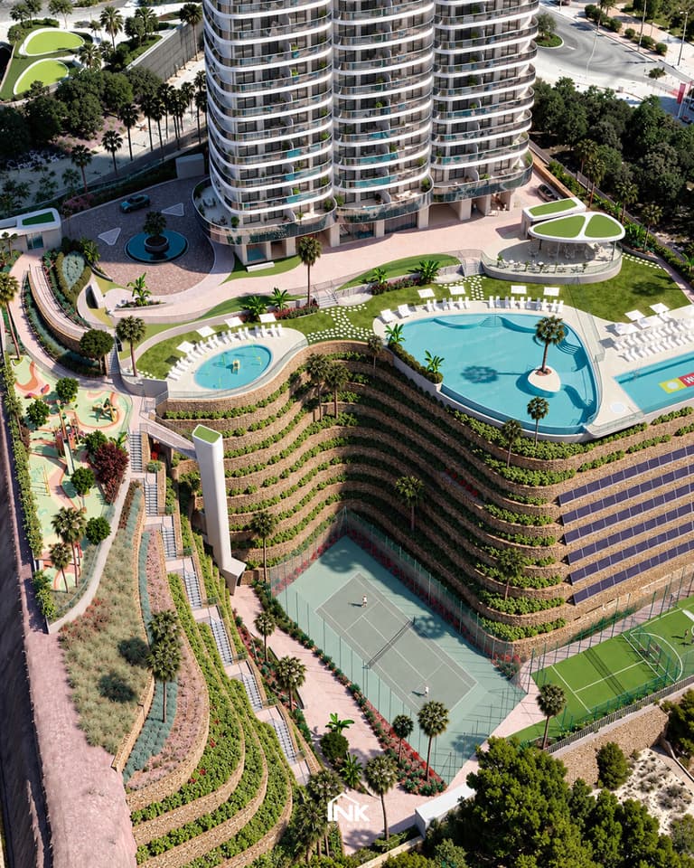 Nowe apartamenty z 2 sypialniami i widokiem na morze, 150 m od plaży w Benidormie - od 699 000 € – zdjęcie 3