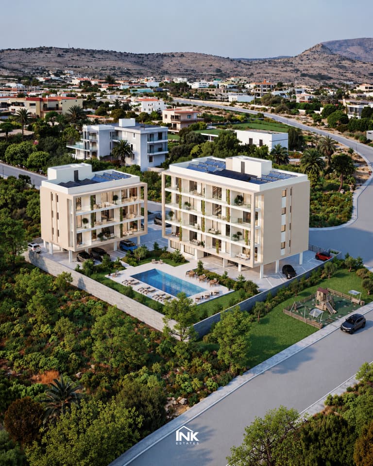 Nowe apartamenty z 1 sypialnią i basenem blisko morza w Pafos, Cypr - od 240 000 €