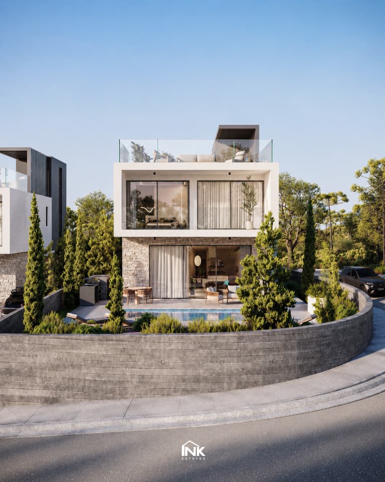 Luksusowe wille z 3 sypialniami, basenem i widokiem na morze w Pafos - od 885 000 € – zdjęcie 3
