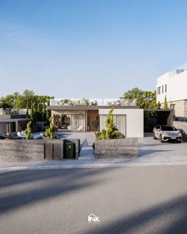 Luksusowe wille z 4 sypialniami, basenem i ogrodem na dachu w Pafos - 940 000 € – zdjęcie 4