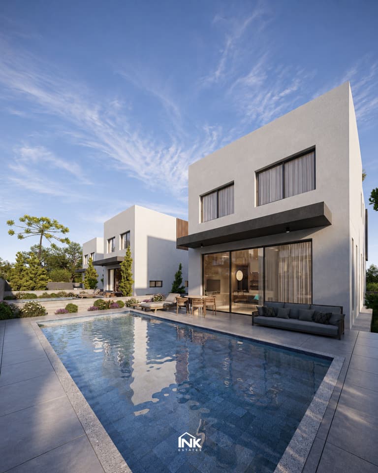 Nowa willa z 3 sypialniami i działką ok. 355 m² w okolicach Pafos, Cypr – zdjęcie 4