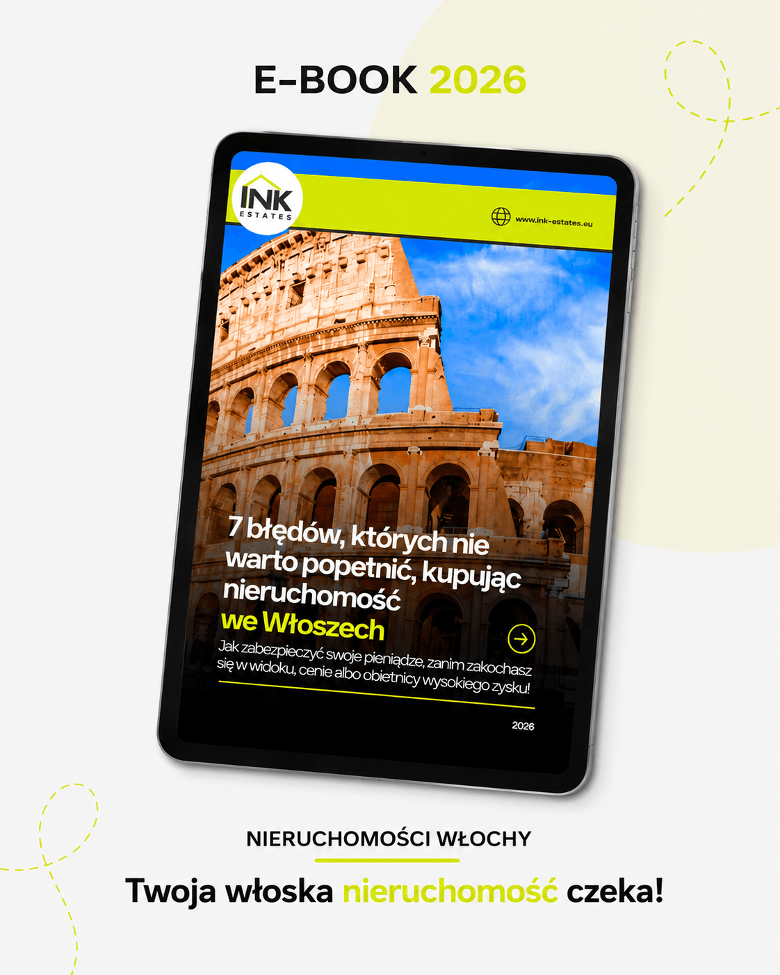 E-book: 7 błędów, których nie warto popełnić kupując nieruchomość we Włoszech